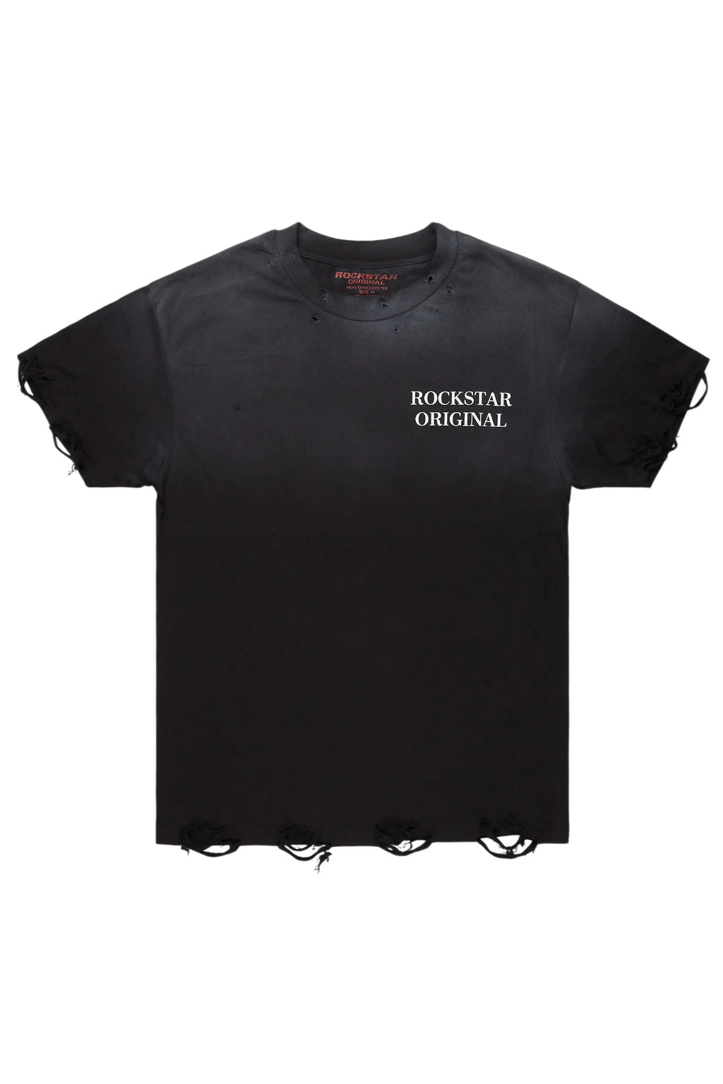 Drako Black Oversized Graphic T-Shirt