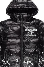 Boys Raffer Black Puffer Jacket