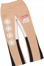 Boys Wizzurd Beige/Black Stacked Track Set