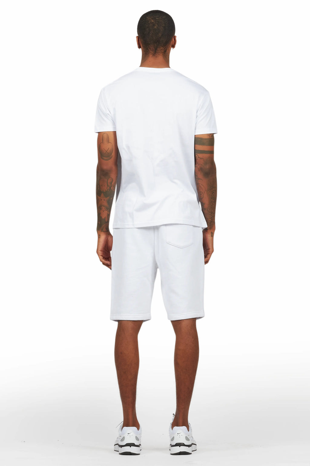 Kastell White/Blue T-Shirt Short Set