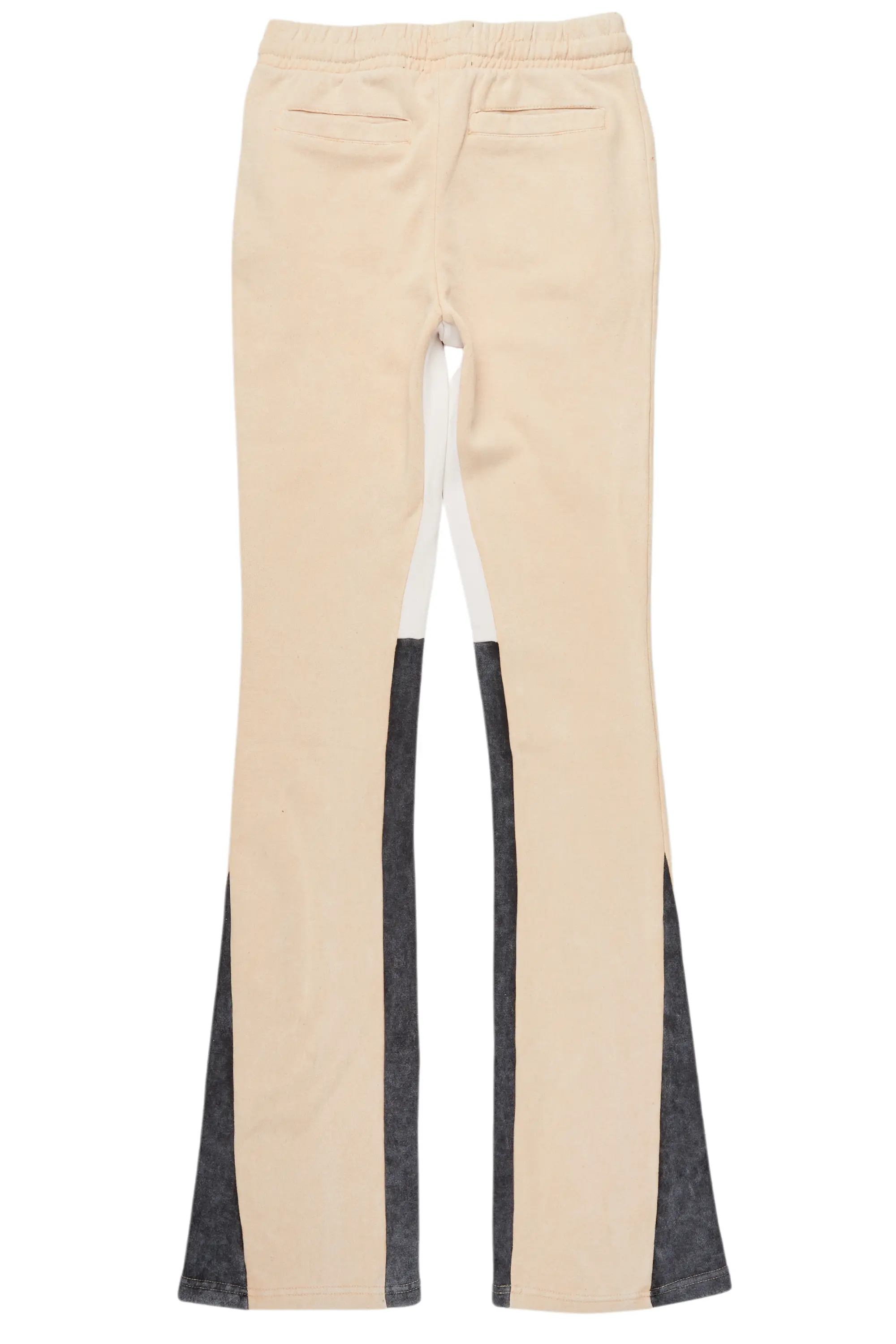 Dineshai Vintage Sand Stacked Track Pant
