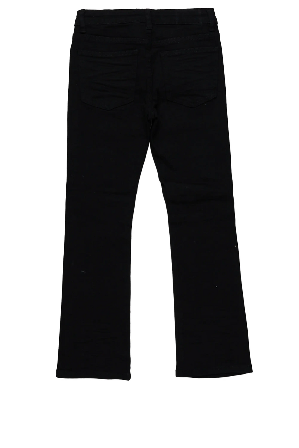 Girls Moho Black Painter Stacked Flare Jean