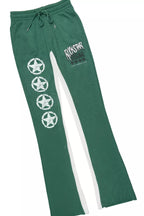 Wizzurd White/Green Hoodie Stacked Track Set