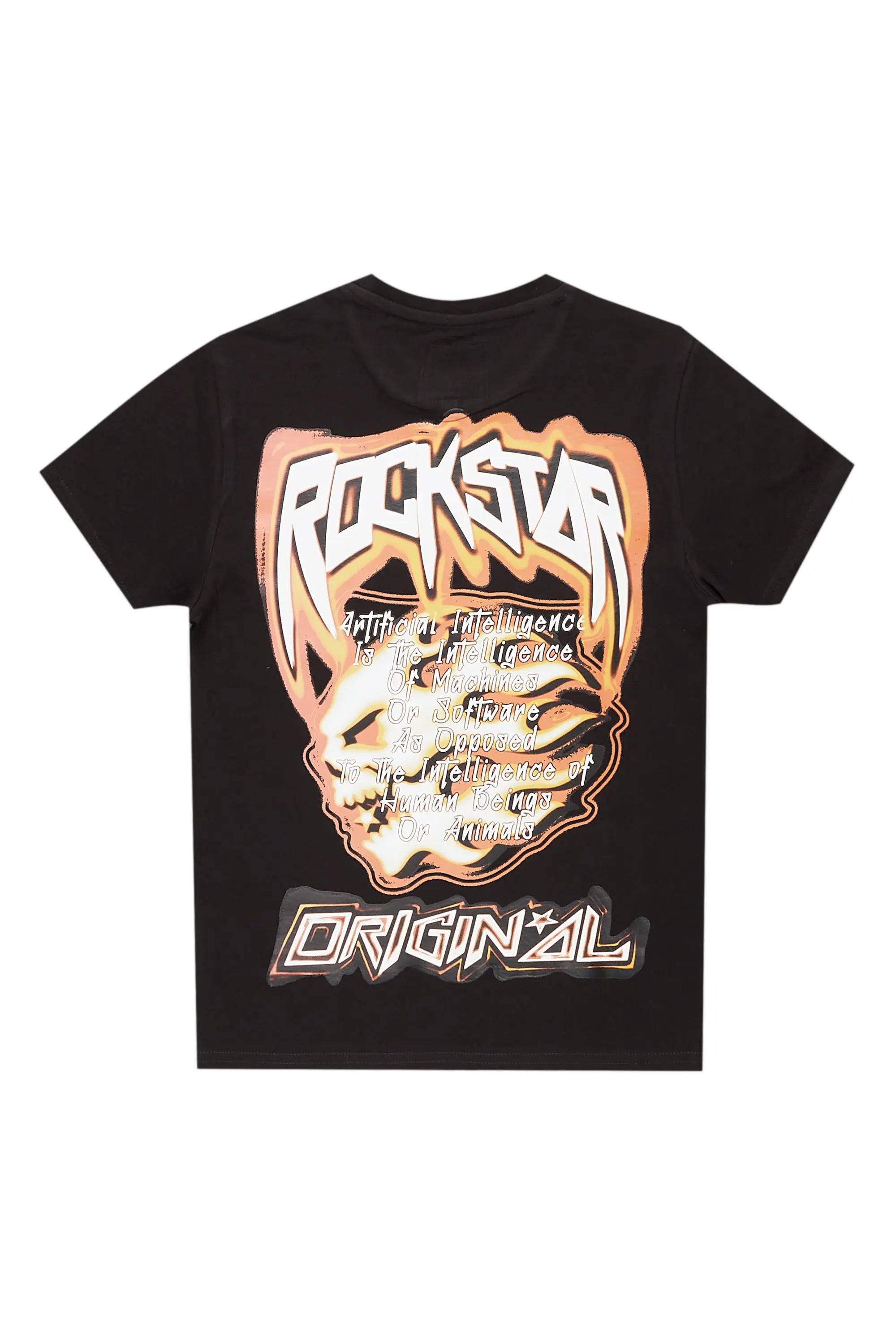 Boys Taranis Black Graphic T-Shirt