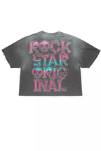 Reece Charcoal/Multi Oversized Graphic T-Shirt