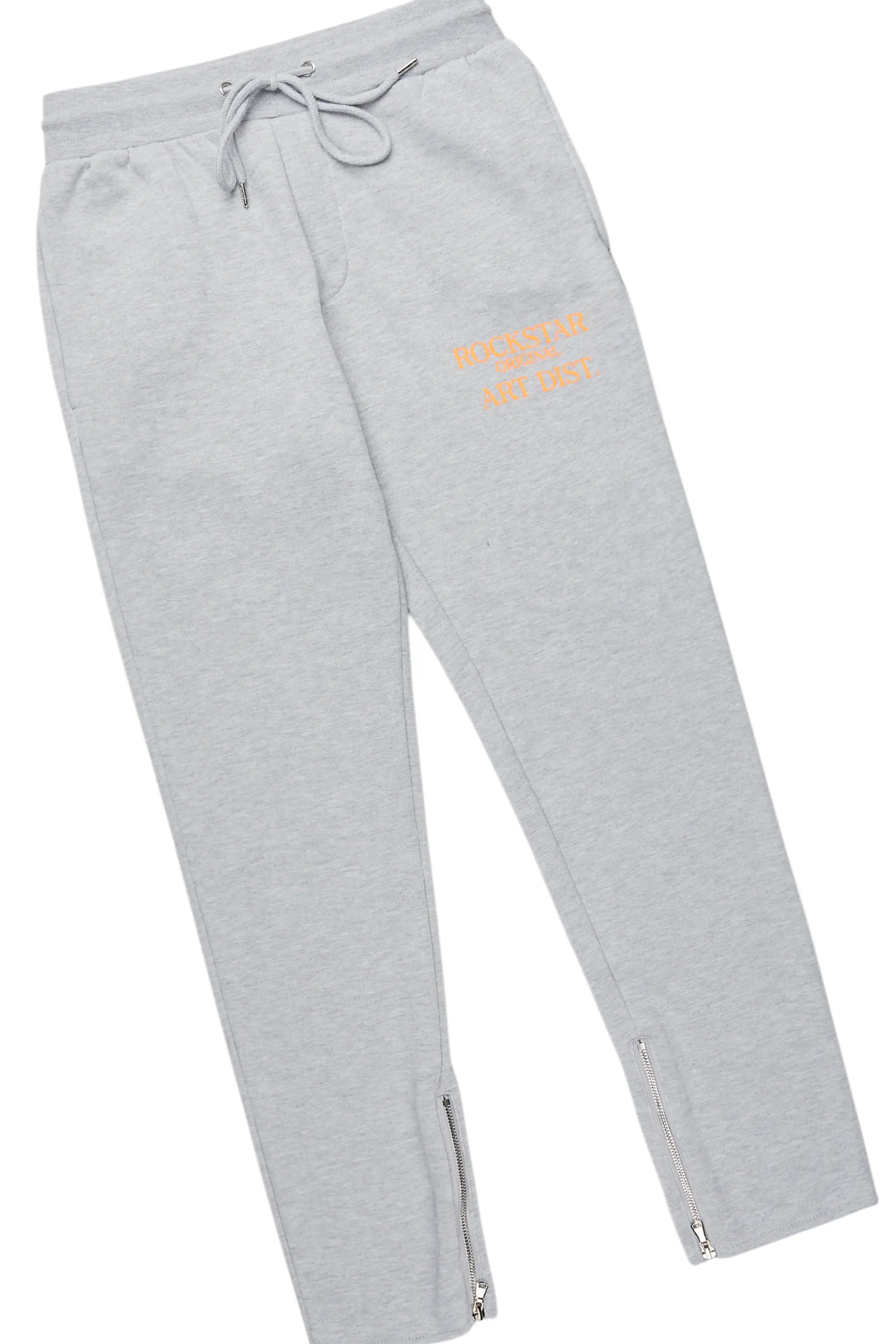 Briggs Grey/Orange Hoodie/Slim Fit Track Set