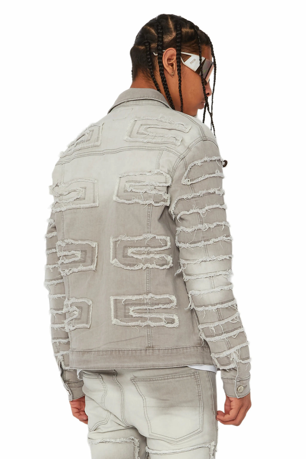 Shake Grey Denim Jacket