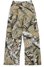 Precious Tree Camo Baggy Stacked Jean