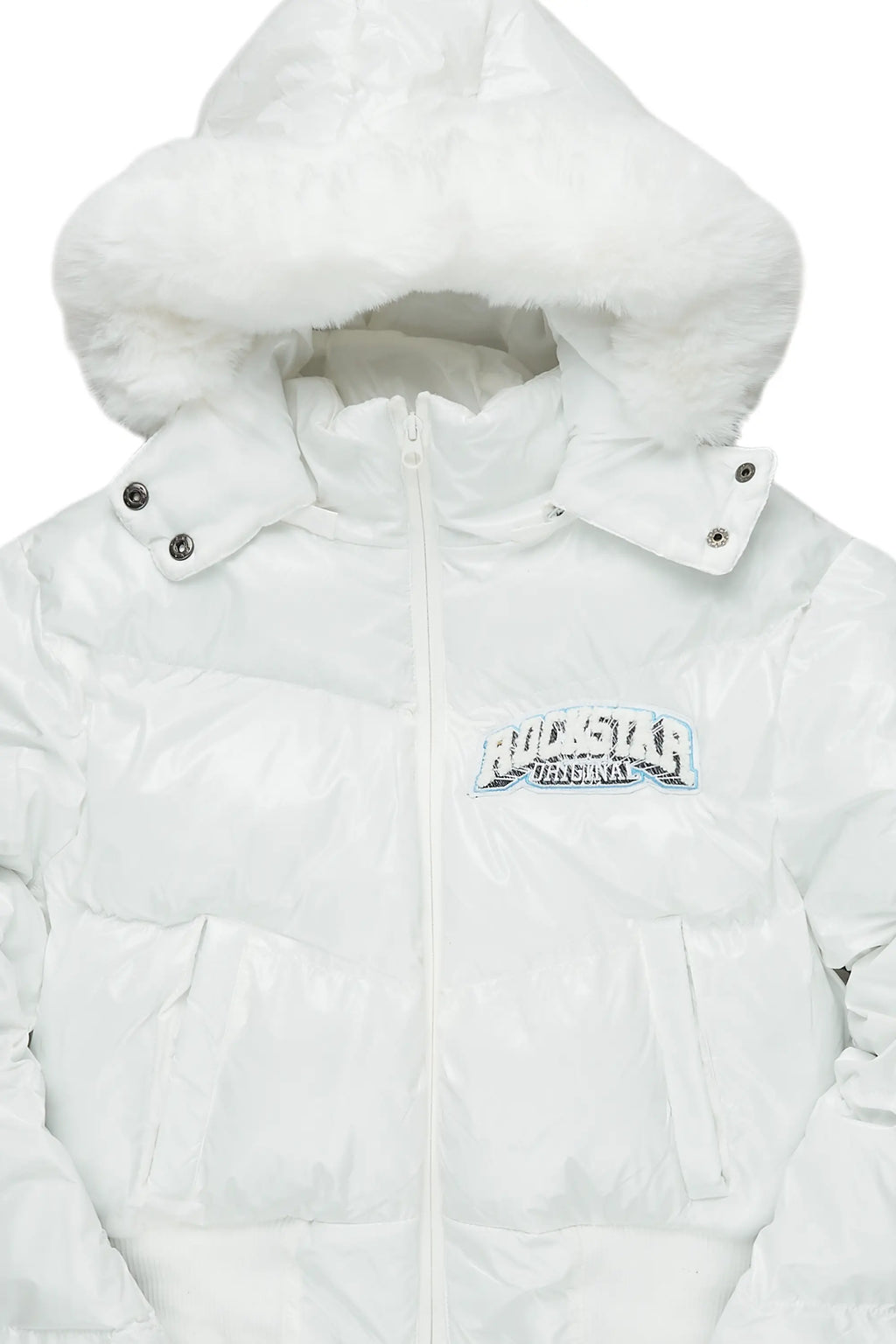 Chrishona White Puffer Jacket