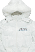 Chrishona White Puffer Jacket