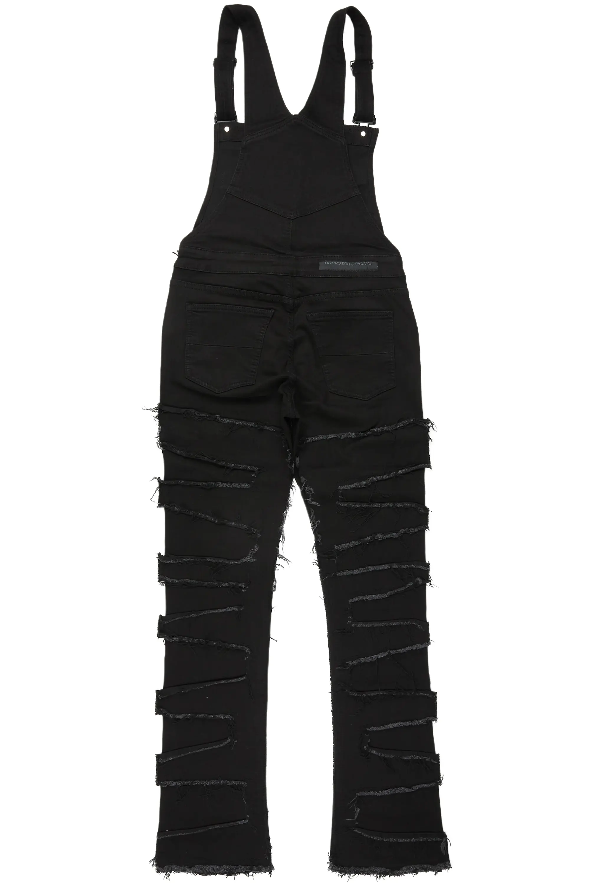Alfie Black Denim Overall
