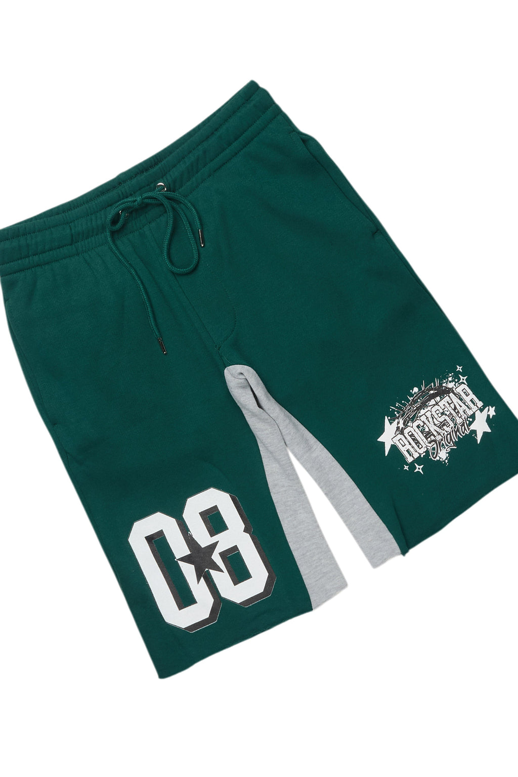 Allstar White/Green T-Shirt Short Set