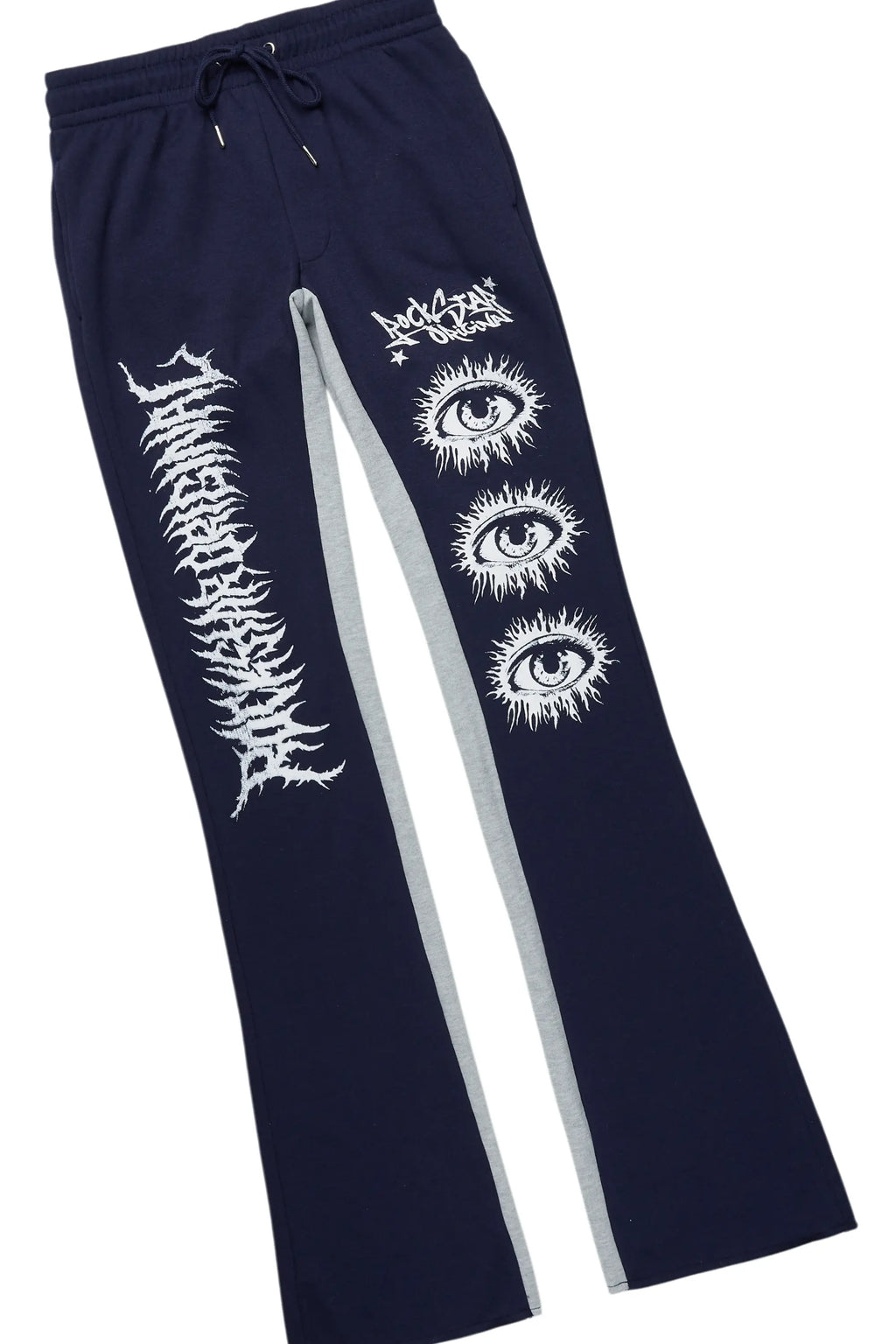 All Seeing Eyes Navy Hoodie/Baggy Track Pant Set