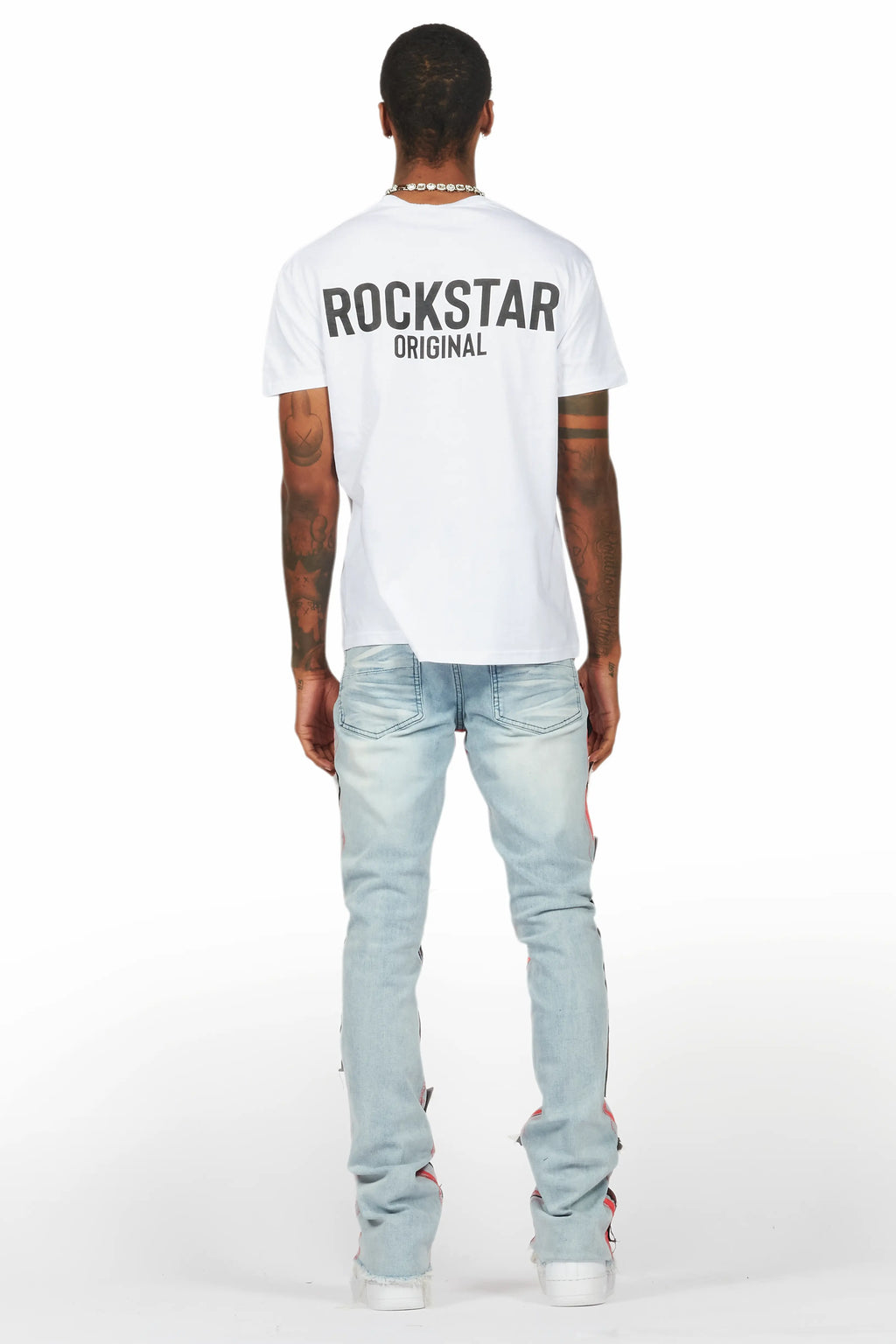 Sana White/Black Graphic T-Shirt