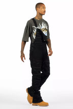 Alfie Black Denim Overall