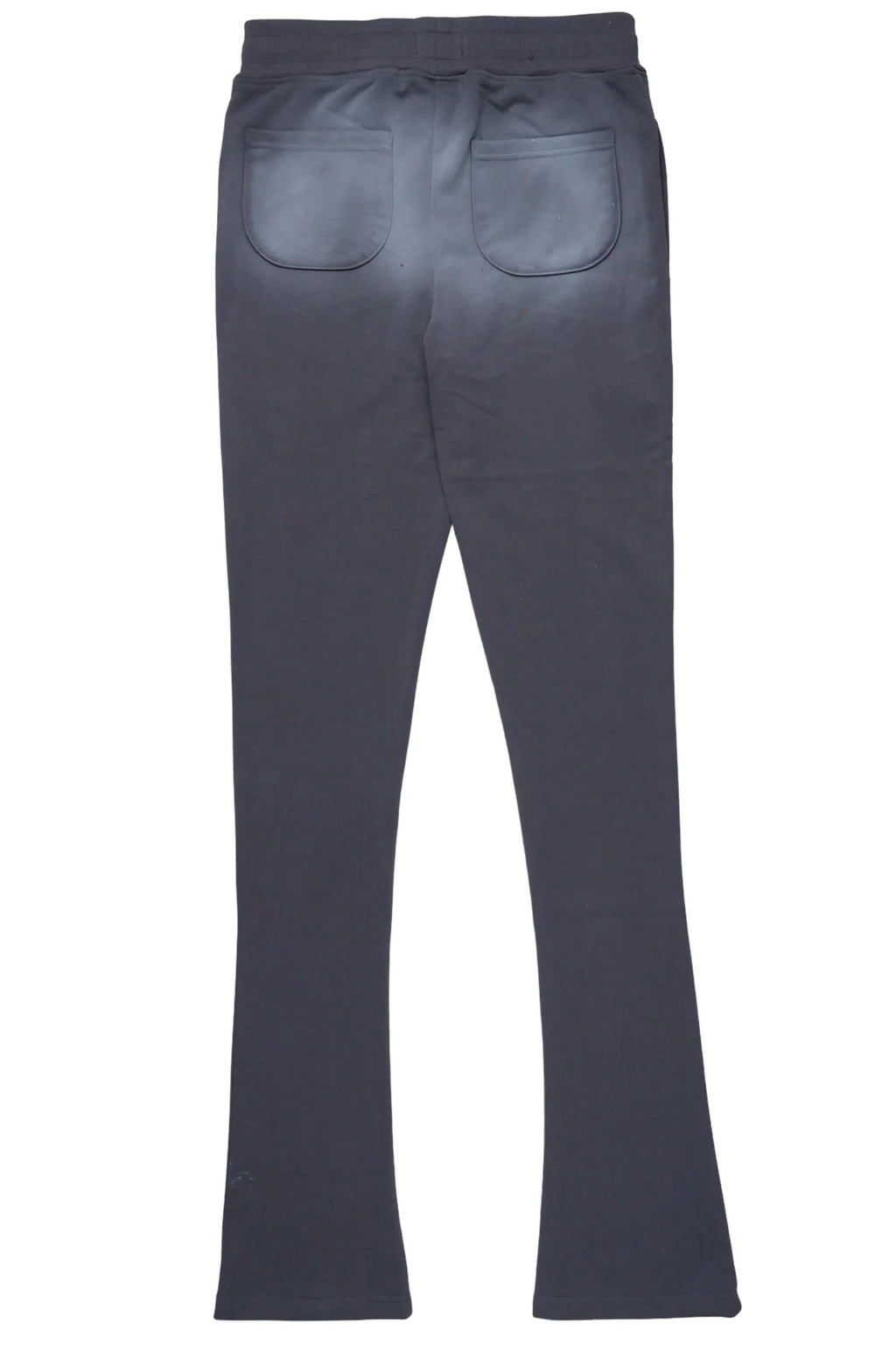 Paulo Charcoal Graphic Stacked Flare Pant