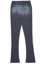 Paulo Charcoal Graphic Stacked Flare Pant