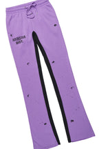 Raffer Purple Hoodie Baggy Fit Pant Track Set