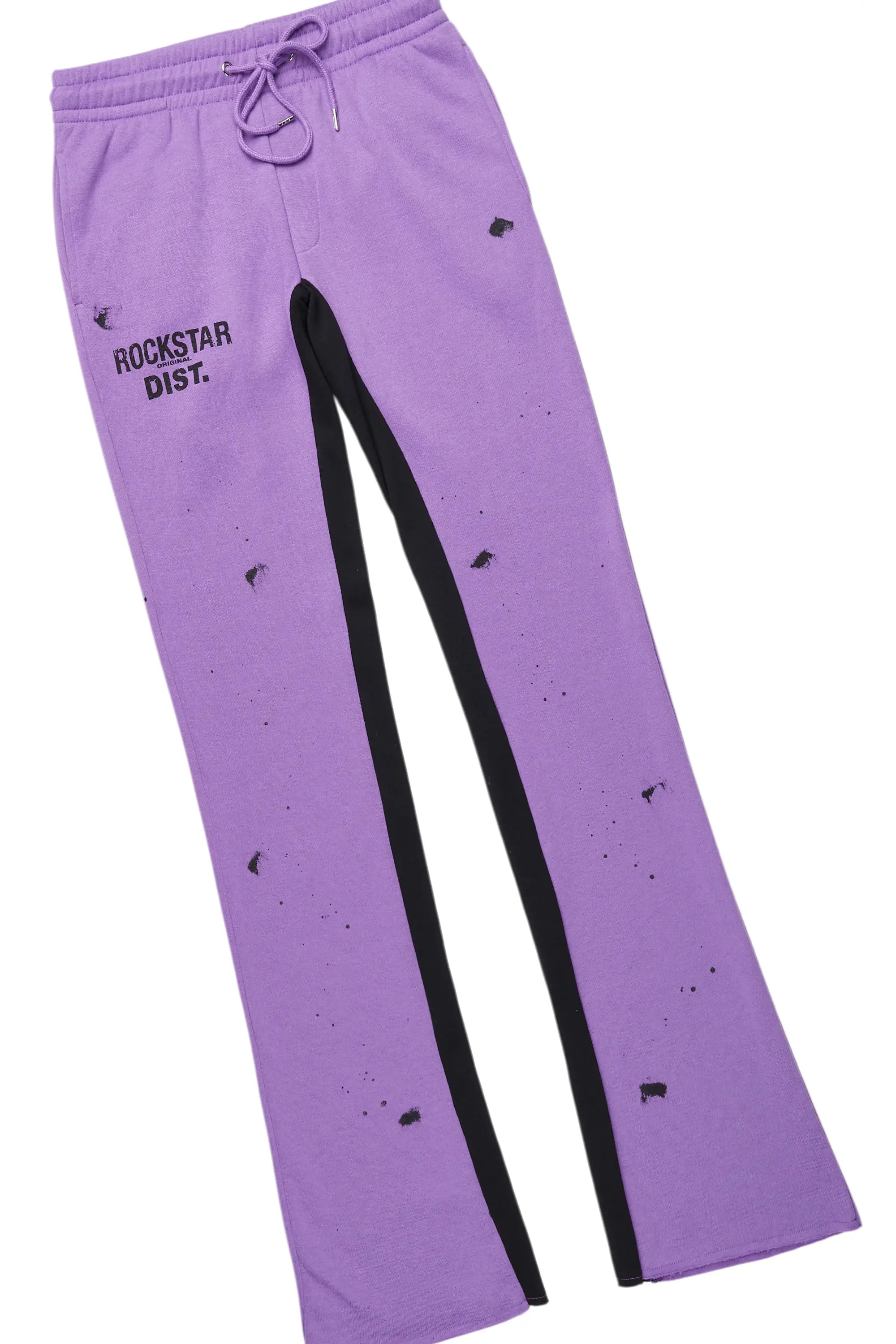 Raffer Purple Hoodie Baggy Fit Pant Track Set