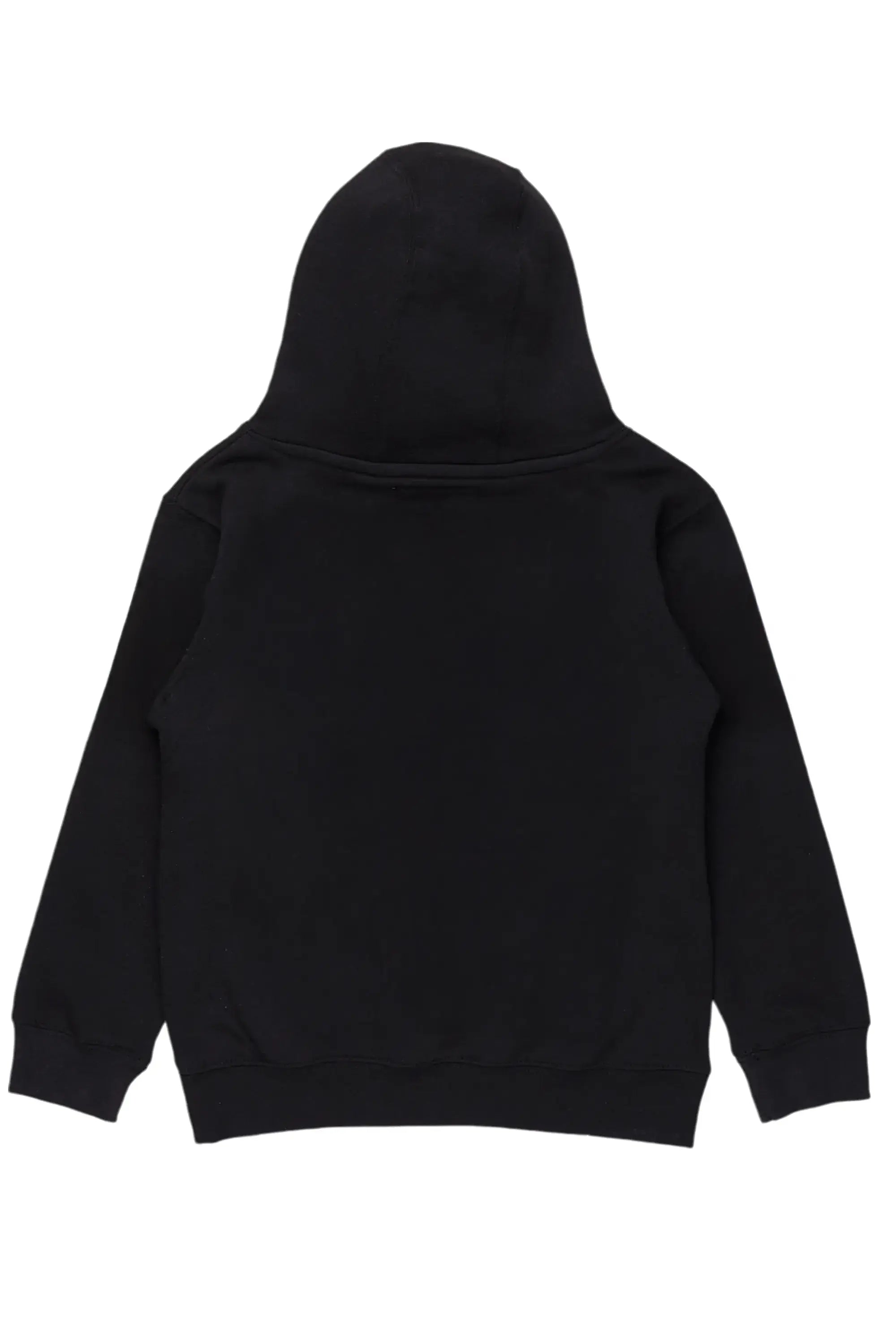 Boys Beau Black Graphic Hoodie
