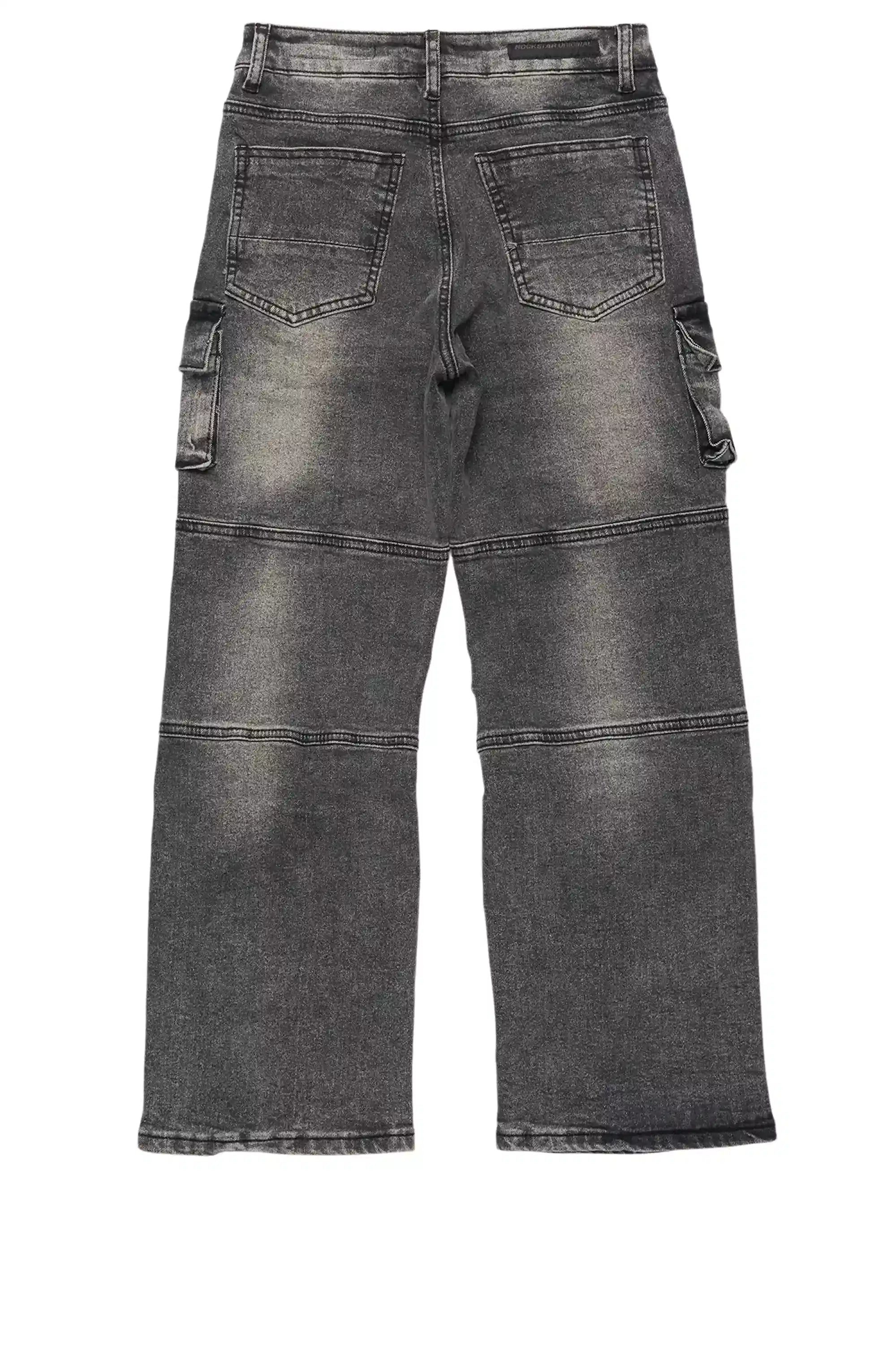 Boys Berdi Black Baggy Fit Jean