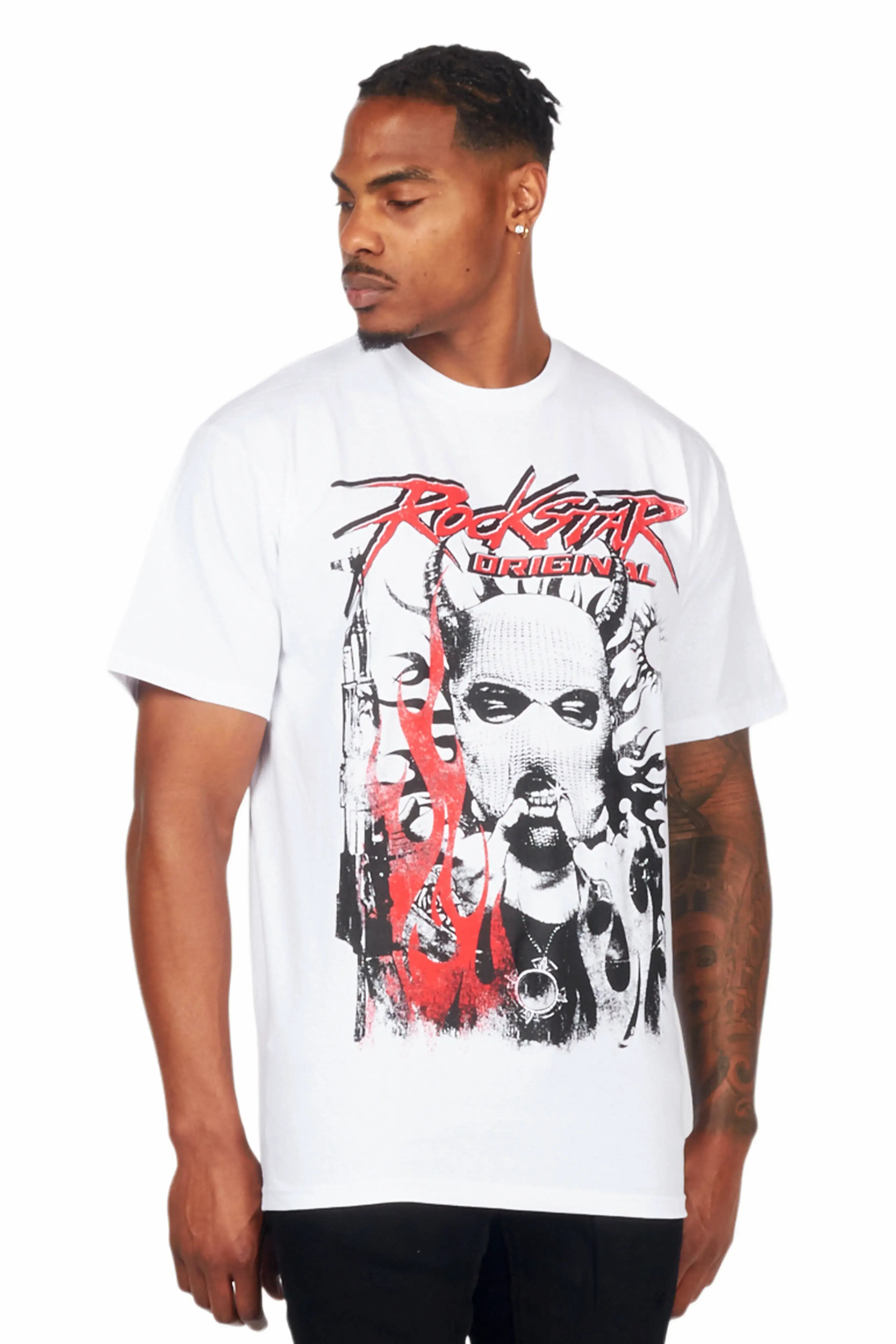 Mercy White Graphic T-Shirt