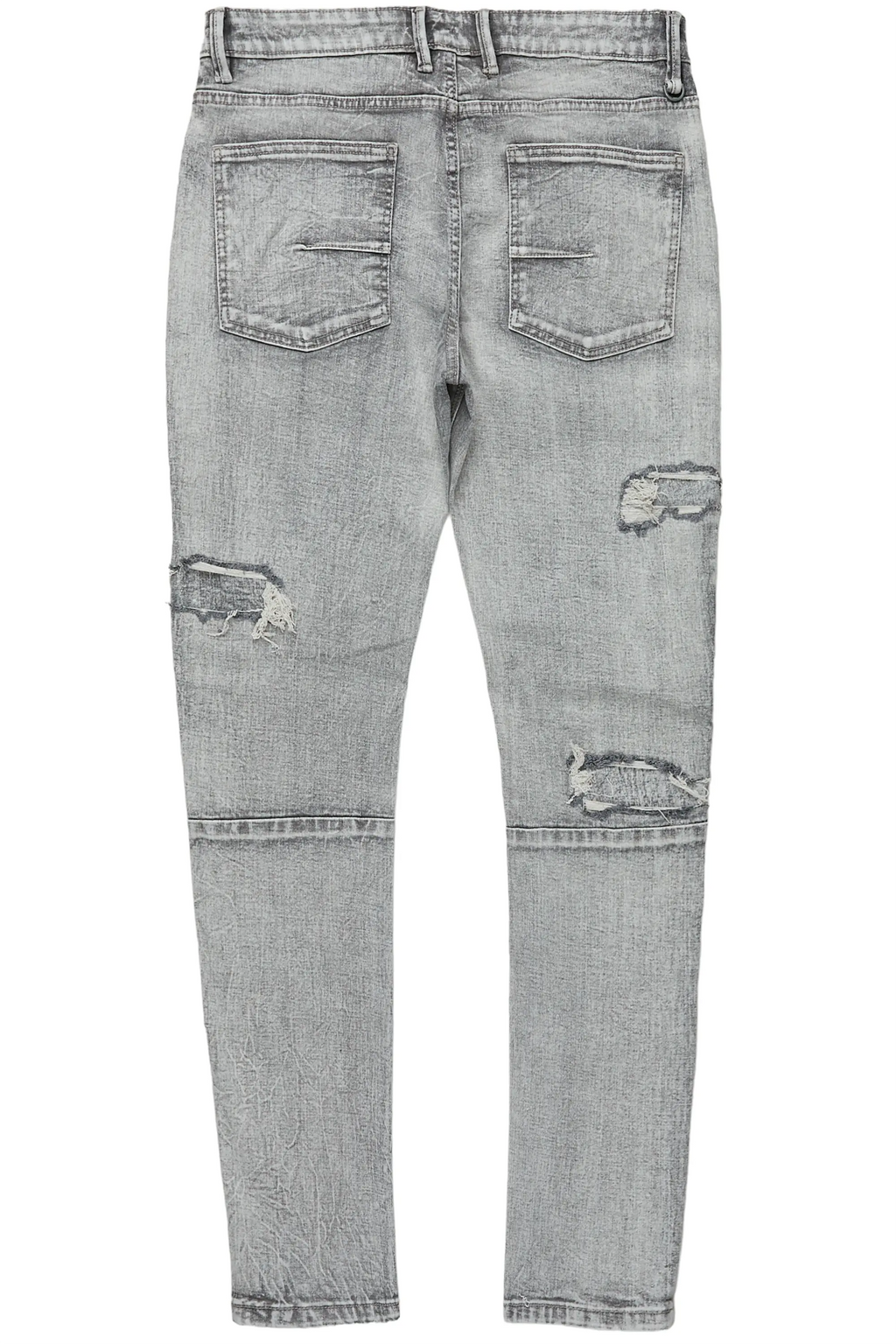 Dalit Grey Under Patch Skinny Fit Jean