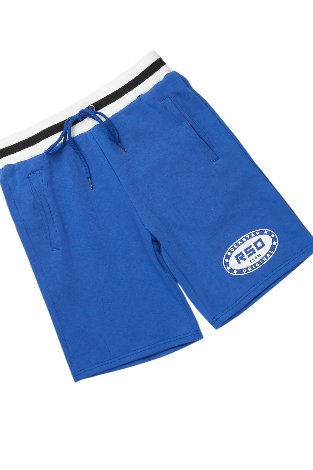 Amos Royal Blue/White T-Shirt Short Set