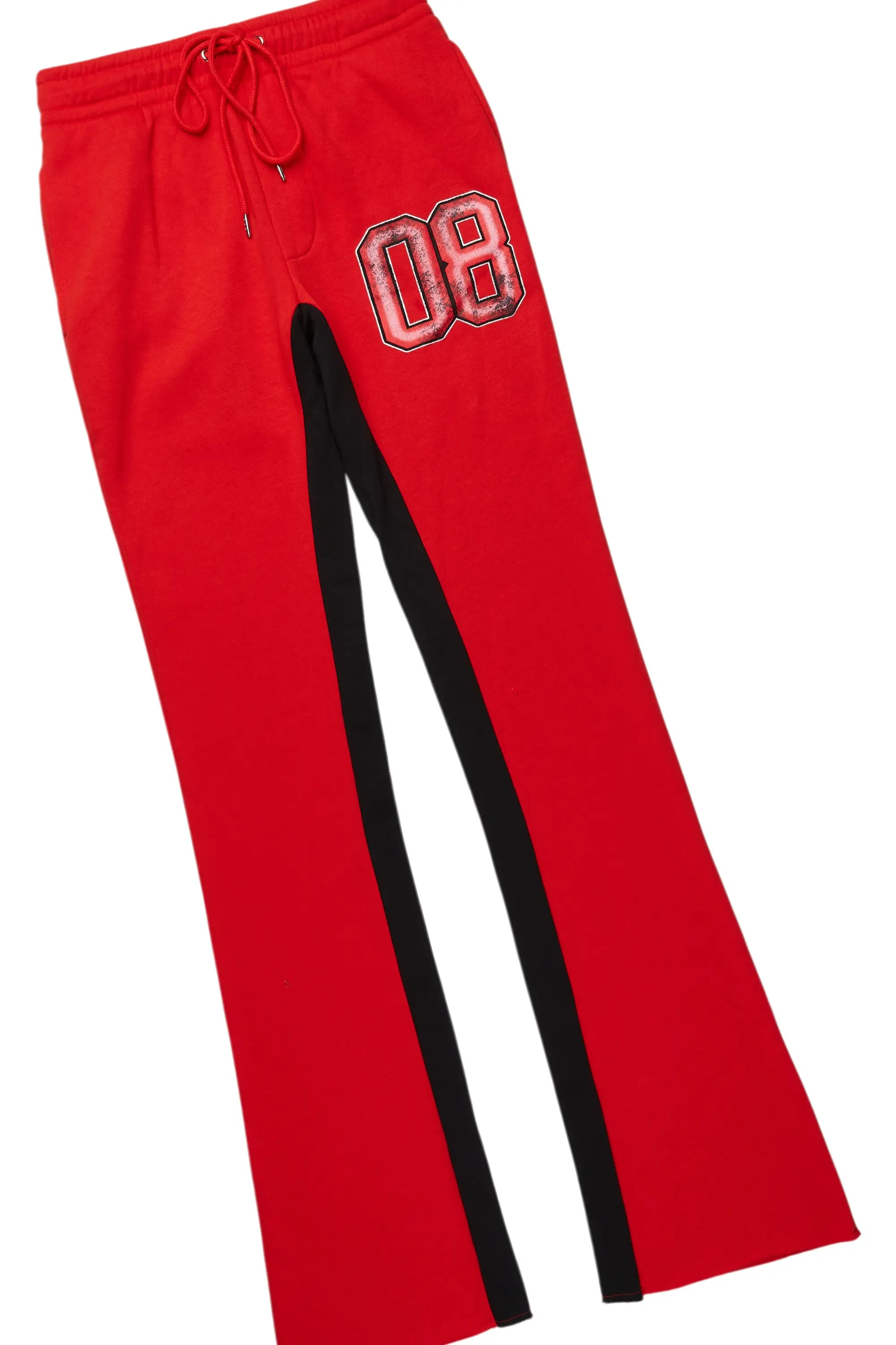 Fields Black/Red Double Layer T-Shirt/Baggy Pant Set
