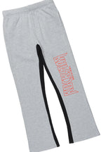 Boys Weston Vintage Black/Grey T-Shirt/Stacked Baggy Flare Pant Set