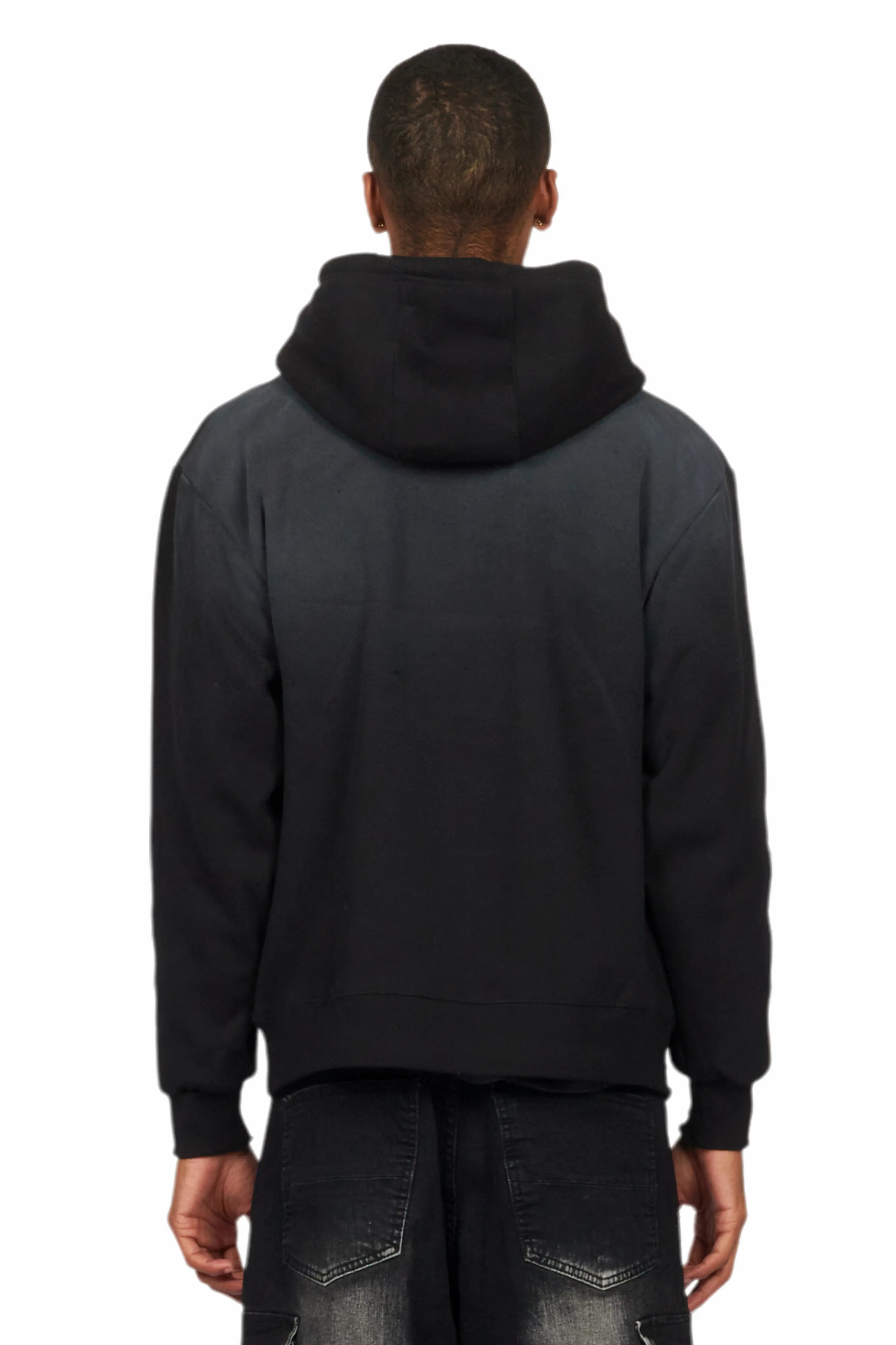 Bubble Black Graphic Hoodie