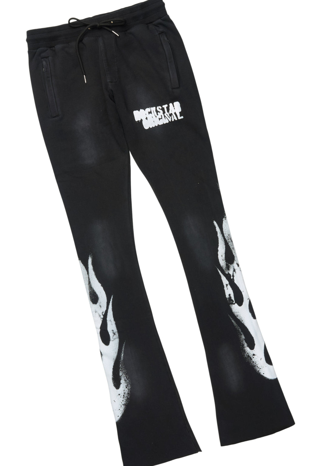 Banyan Black T-Shirt/Stacked Flare Track Set