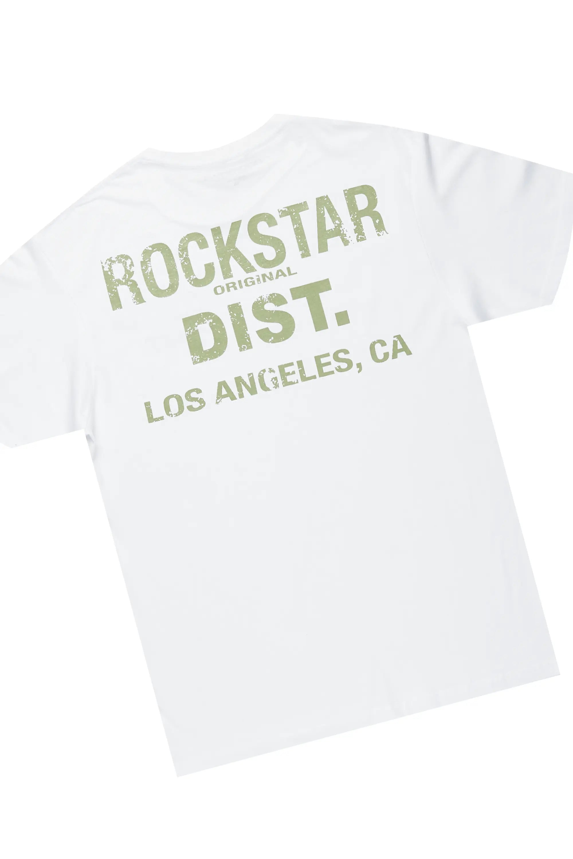 Lake White/Green T-Shirt & Denka Slim Jean Bundle