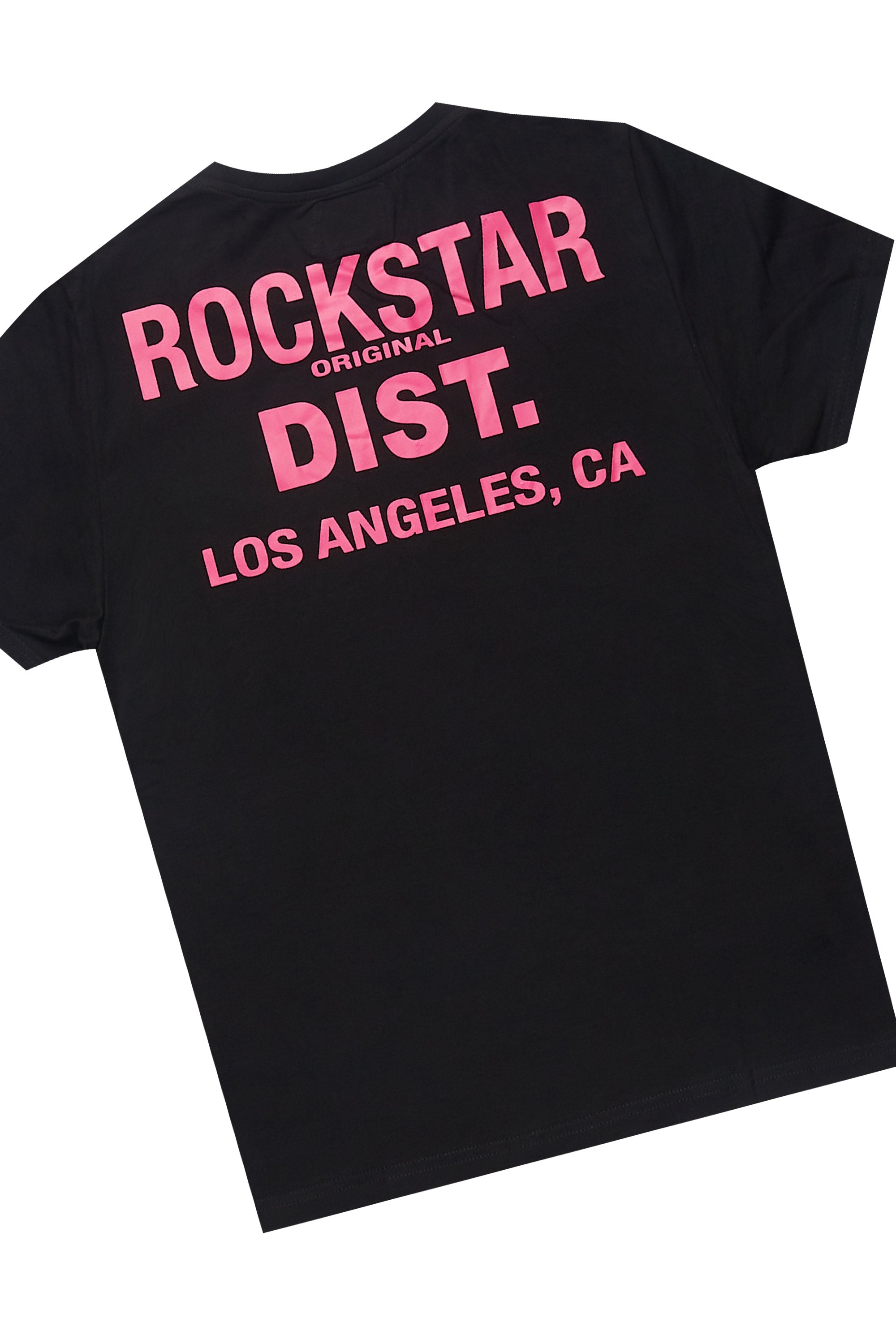 Girls Buck Black/Pink 2.0 Short Set