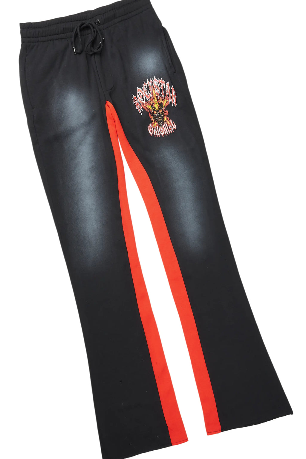 HDStar Black/Red Hoodie/Baggy Track Pant Set