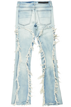 Tristan Blue Stacked Flare Jean