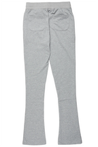 Alpine Grey Stacked Flare Pant