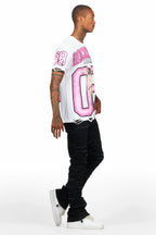 Franko Jet Black Stacked Flare Jean