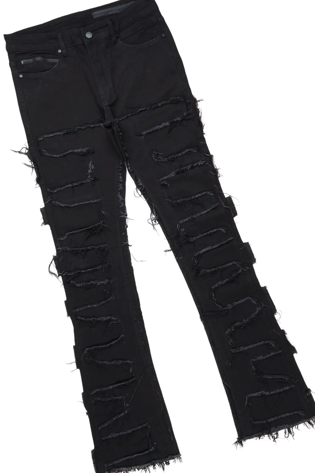 Balius Black T-Shirt/Stacked Flare Jean Bundle