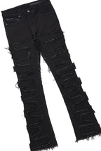 Balius Black T-Shirt/Stacked Flare Jean Bundle