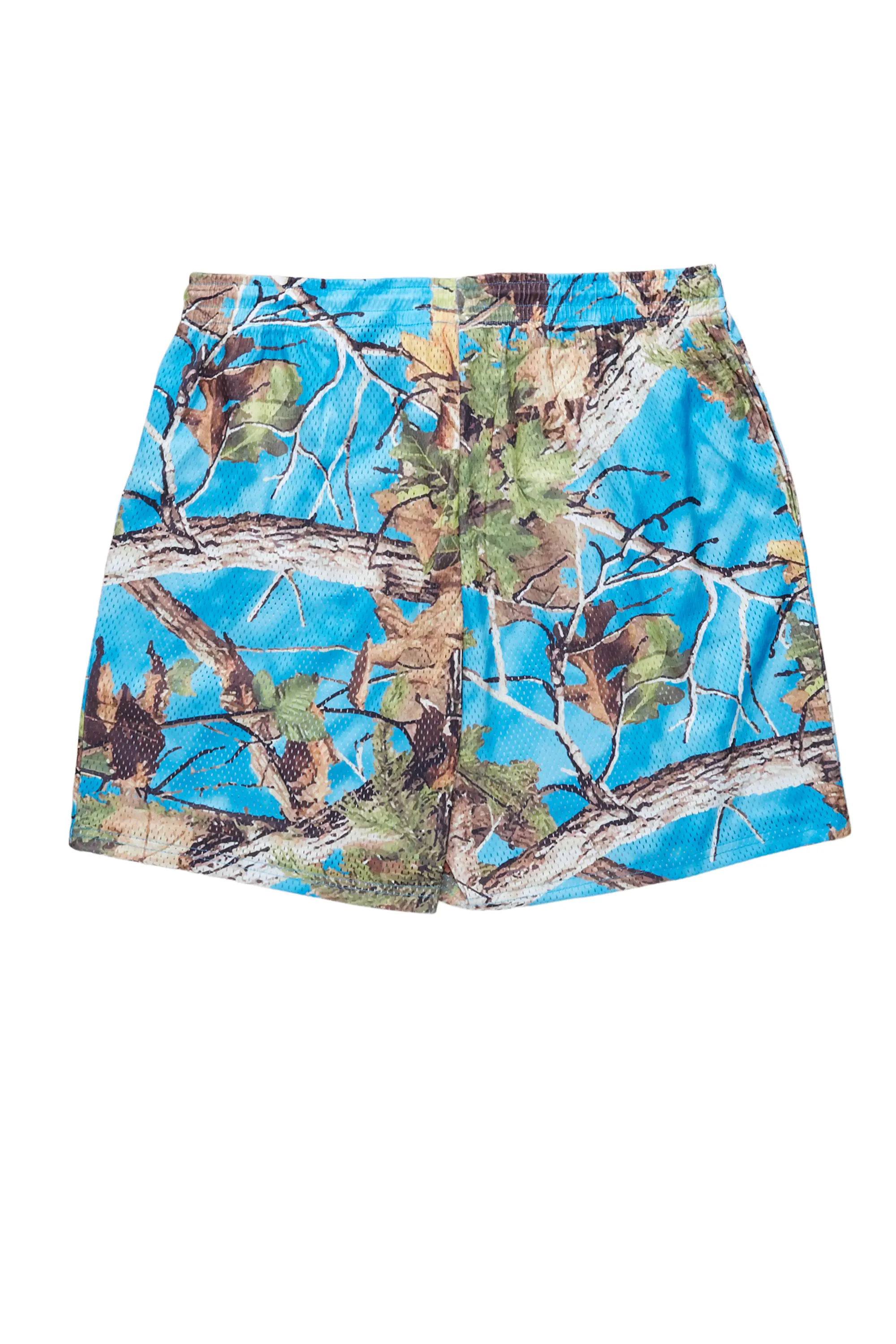 Ceri Turquoise Graphic Short