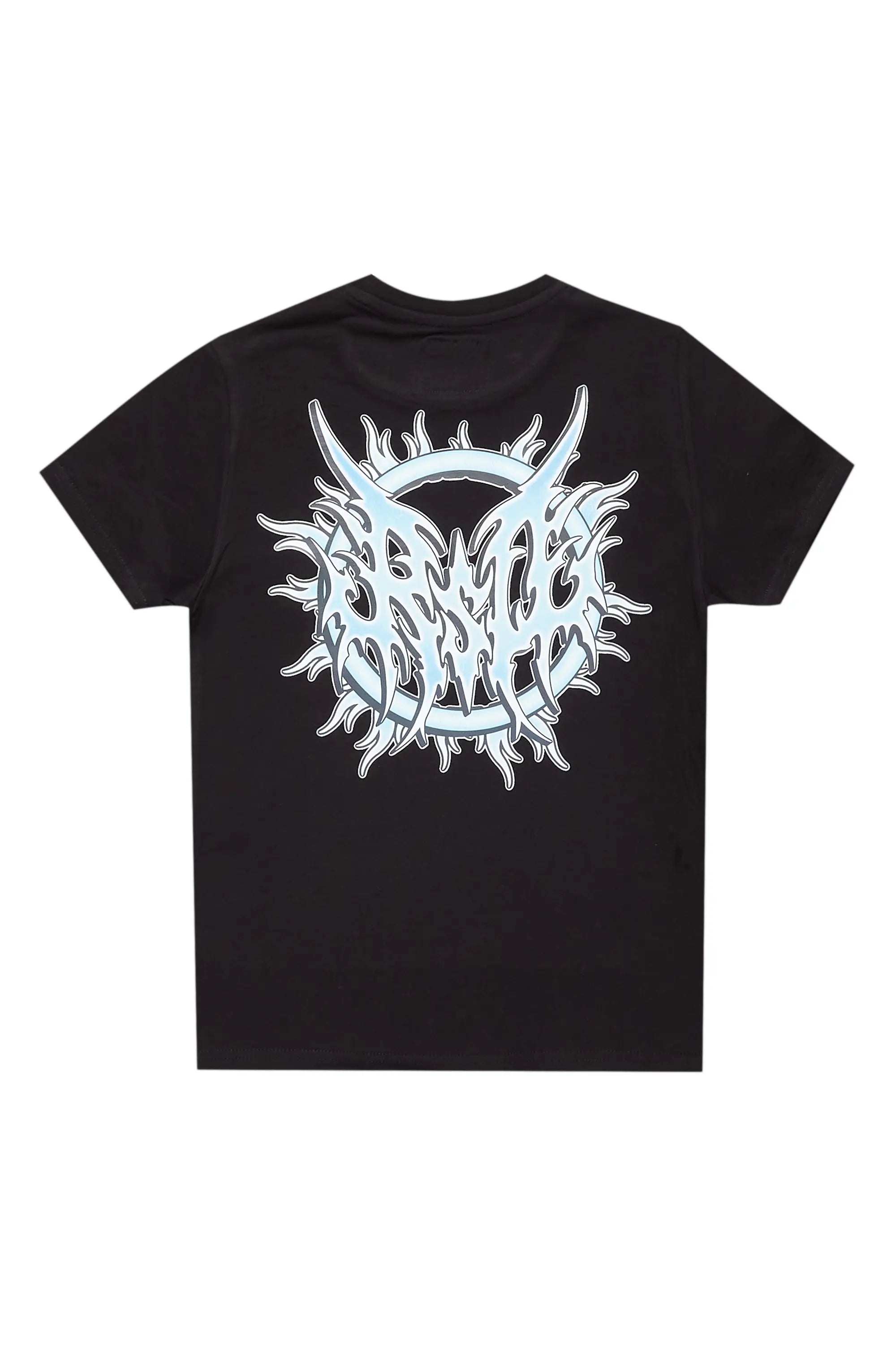 Boys Altair Black Graphic T-Shirt