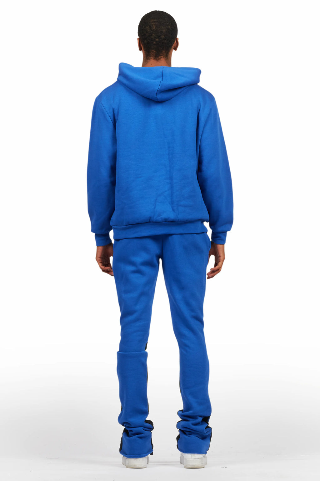 States Royal Blue Hoodie Stacked Flare Track Set