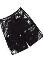 Fillip Black/White T-Shirt/Raw Edge Short Set