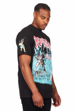 Little Lord Black Graphic T-Shirt