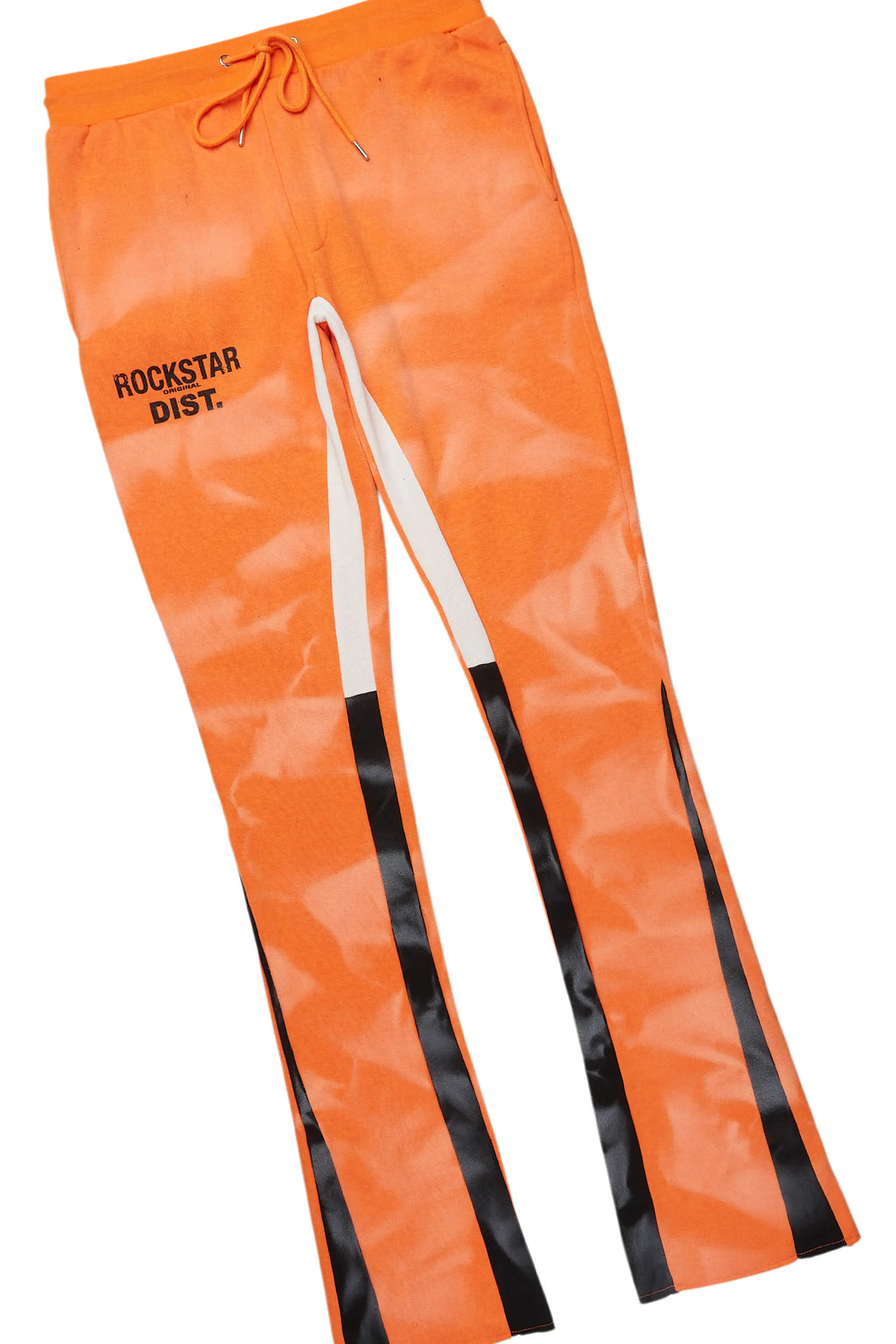 Nelly Orange Hoodie Stacked Flare Track Set