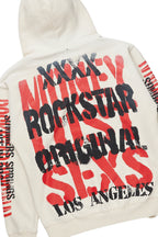 Omer Beige Hoodie/Stacked Flare Cargo Jean Bundle