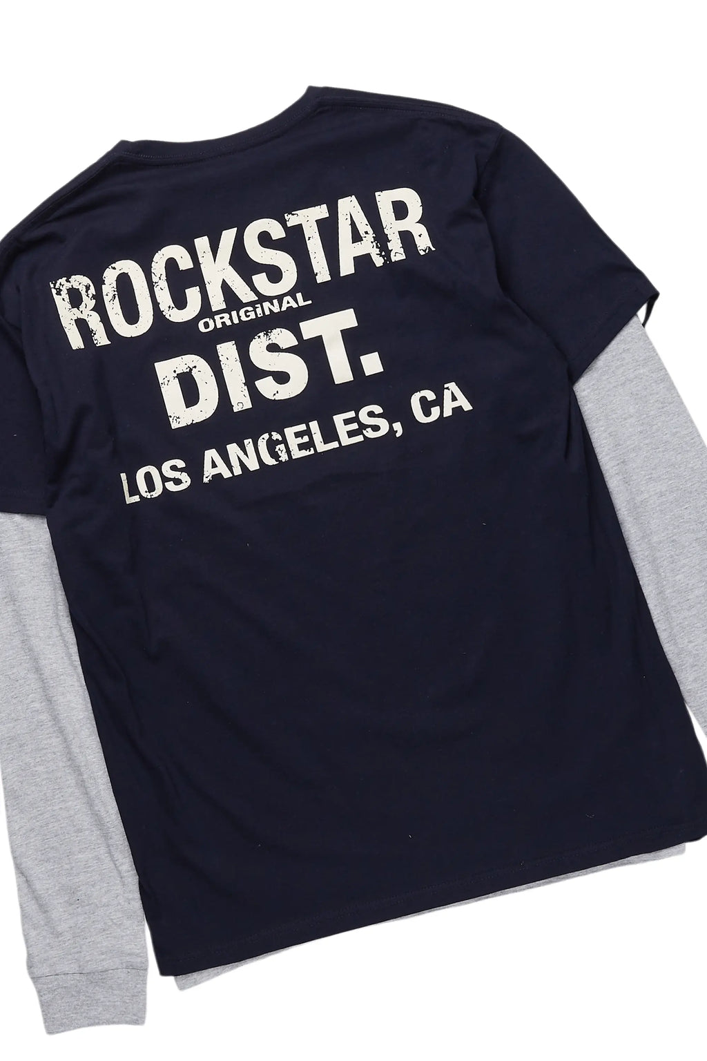 Berne Navy/Grey Double Layer T-Shirt/Baggy Pant Set