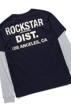 Berne Navy/Grey Double Layer T-Shirt/Baggy Pant Set