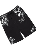 Filip Black Graphic T-Shirt Short Set